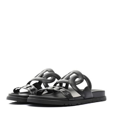 hermes nappa extra sandals|Hermes chypre sandals.